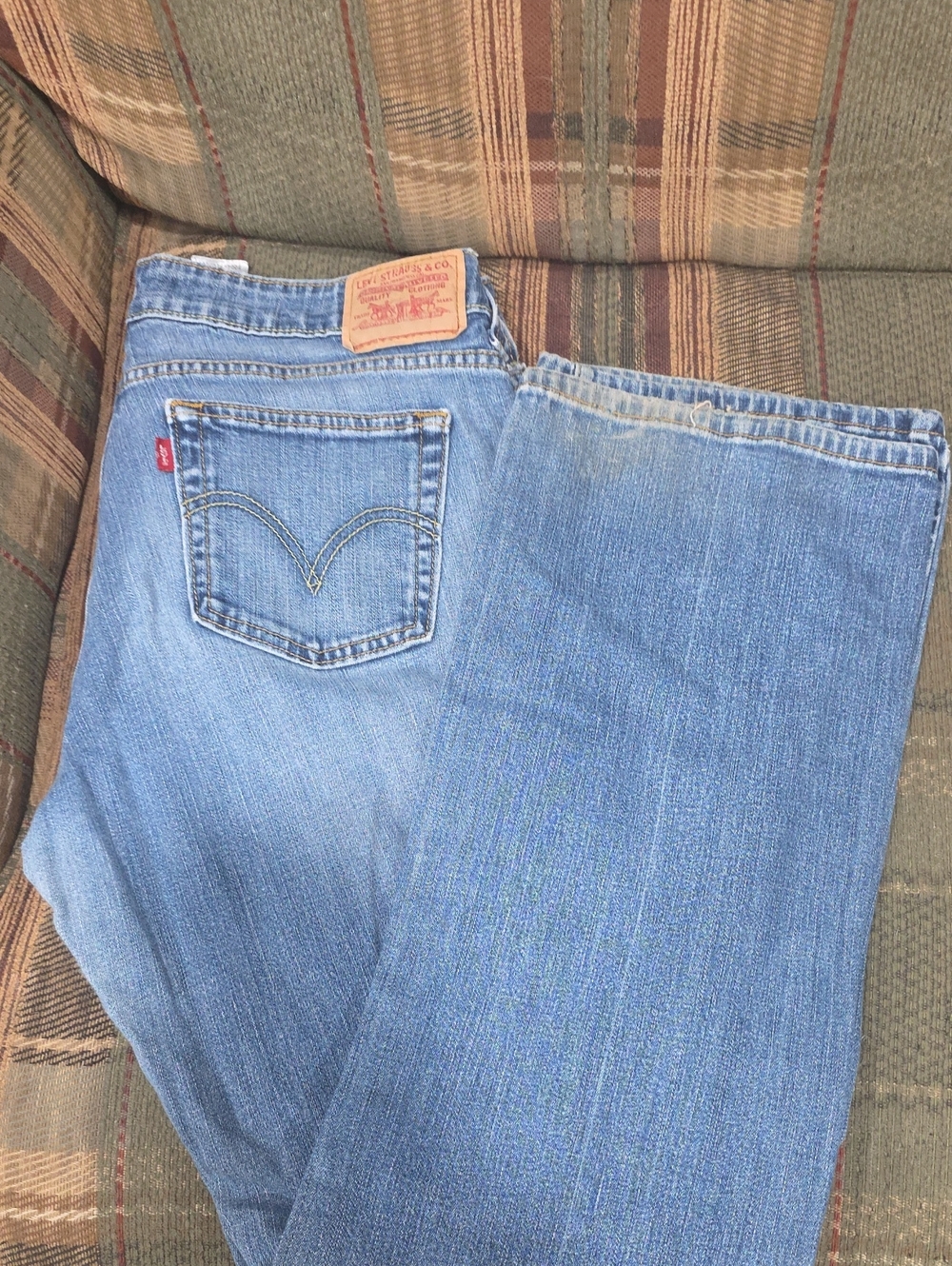 Levi's Women's Light Blue Straight-Leg Jeans